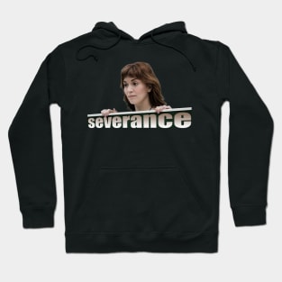 Severance series Britt Lower as Helly fan works let me out graphic design by ironpalette Hoodie